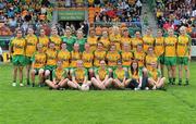 24 July 2010; The Donegal squad. Ladies Gaelic Football Minor A Championship All-Ireland Final, Donegal v Galway, Seán O'Heslin GAA Cub, Ballinamore, Co. Leitrim. Picture credit: Brian Lawless / SPORTSFILE