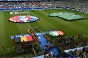 18 June 2016; A general view of the stadium as the teams take the pitch during the UEFA Euro 2016 Group E match between Belgium and Republic of Ireland at Nouveau Stade de Bordeaux in Bordeaux, France. Photo by Paul Mohan / Sportsfile.