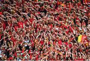 18 June 2016; Belgium supporters during the UEFA Euro 2016 Group E match between Belgium and Republic of Ireland at Nouveau Stade de Bordeaux in Bordeaux, France. Photo by Stephen McCarthy/Sportsfile