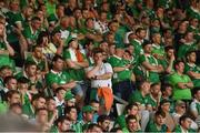 18 June 2016; Republic of Ireland supporters react during the UEFA Euro 2016 Group E match between Belgium and Republic of Ireland at Nouveau Stade de Bordeaux in Bordeaux, France. Photo by Ray McManus / Sportsfile