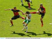 18 June 2016; Shane Long of Republic of Ireland in action against Thomas Vermaelen, left, and Toby Alderweireld of Belgium during the UEFA Euro 2016 Group E match between Belgium and Republic of Ireland at Nouveau Stade de Bordeaux in Bordeaux, France. Photo by Ray McManus / Sportsfile