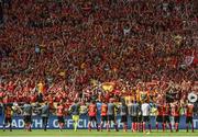 18 June 2016; Belgium celebrate at the end of the game  in the UEFA Euro 2016 Group E match between Belgium and Republic of Ireland at Nouveau Stade de Bordeaux in   Bordeaux, France. Photo by David Maher/Sportsfile
