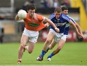 18 June 2016; Aidan Forker of Armagh in action against Gearoid Hanrahan of Laois during the GAA Football All-Ireland Senior Championship Qualifier Round 1A match between Laois and Armagh at O'Moore Park in Portlaoise, Co. Laois. Photo by Matt Browne/Sportsfile