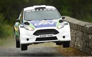 18 June 2016; Sam Moffett and Karl Atkinson, Ford Fiesta R5, in action during special stage 7 during the 2016 Joule Donegal International Rally, Knockalla, Carrowreagh, Glenvar, Co Donegal. Photo by Philip Fitzpatrick/Sportsfile