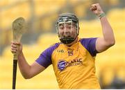18 June 2016; Jack O’ Leary of South Wexford celebrates a late goal by team-mate Jamie Myler during the Corn John Scott, Division 2, Celtic Challenge Final 2016 match between Kerry and South Wexford at Nowlan Park in Kilkenny. Photo by Piaras Ó Mídheach/Sportsfile