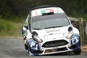 18 June 2016; Pauric Duffy and Kevin Glynn, Ford Fiesta R5, in action during special stage 7 of the 2016 Joule Donegal International Rally Knockalla, Carrowreagh, Glenvar Co Donegal. Photo by Philip Fitzpatrick/Sportsfile