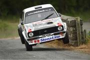 18 June 2016; David Bogie and Enda Sherry, Ford Escort Mk2, in action during special stage 7 of the 2016 Joule Donegal International Rally, Knockalla, Carrowreagh, Glenvar, Co Donegal. Photo by Philip Fitzpatrick/Sportsfile