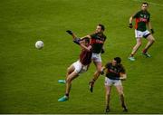 18 June 2016; Paul Conroy of Galway in action against Tom Parsons of Mayo during the Connacht GAA Football Senior Championship Semi-Final match between Mayo and Galway at Elverys MacHale Park in Castlebar, Co Mayo. Photo by Daire Brennan/Sportsfile