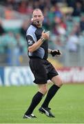 18 June 2016; Referee, Pádraig O'Sullivan in the GAA Football All-Ireland Senior Championship Qualifier Round 1A match between Carlow and Wicklow at Netwatch Cullen Park in Carlow. Photo by Ray Lohan/Sportsfile