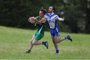 18 June 2016; Lorcan O'Hara of Yorkshire in action against Fiachra Landers of Hertfordshire during the Britain's Provincial Junior Shield Final match between Hertfordshire and Yorkshire at Frongoch in Gwynedd, Wales. Photo by Paul Currie/Sportsfile