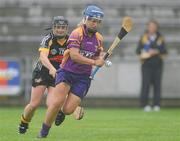 24 July 2010; Katriona Parrock, Wexford, in action against Eimear Lyng, Kilkenny. Gala All-Ireland Senior Camogie Championship, Wexford v Kilkenny, Wexford Park, Wexford. Picture credit: Matt Browne / SPORTSFILE