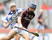 25 July 2010; Shane Maloney, Galway, in action against Jamie Barron, Waterford. ESB GAA Hurling All-Ireland Minor Championship Quarter-Final, Waterford v Galway, Croke Park, Dublin. Picture credit: Oliver McVeigh / SPORTSFILE