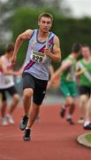 25 July 2010; Joe Dowling, Dundrum South Dublin, in action in the Boy's U-18 4 x 400m final during the Woodie's DIY Juvenile Track and Field Championships. Tullamore Harriers Stadium, Tullamore, Co. Offaly. Picture credit: Barry Cregg / SPORTSFILE