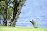 27 July 2010; Padraig Harrington pitches onto the 2nd green. 3 Irish Open Golf Championship - Practice Day, Killeen Course, Killarney Golf & Fishing Club, Killarney, Co. Kerry. Picture credit: Matt Browne / SPORTSFILE