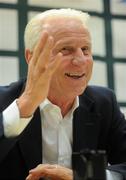 27 July 2010; Republic of Ireland manager Giovanni Trapattoni speaking during a squad announcement ahead of their international friendly against Argentina on the 11th of August. FAI Headquarters, Abbotstown, Dublin. Picture credit: David Maher / SPORTSFILE