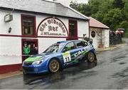 19 June 2016; Seamus Leonard/Paul McLaughlin (Subaru Impreza WRC S14), in action during SS 12  Glen village,in the 2016 Joule Donegal International Rally, Glen Co.Donegal. Photo by Philip Fitzpatrick/Sportsfile