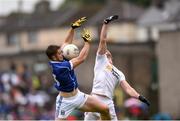19 June 2016; David Givney of Cavan in action against Ronan McNamee of Tyrone during the Ulster GAA Football Senior Championship Semi-Final match between Tyrone and Cavan at St Tiernach's Park in Clones, Co Monaghan. Photo by Ramsey Cardy/Sportsfile