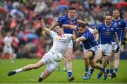 19 June 2016; Sean Cavanagh of Tyrone in action against Niall Murray of Cavan during the Ulster GAA Football Senior Championship Semi-Final match between Tyrone and Cavan at St Tiernach's Park in Clones, Co Monaghan. Photo by Oliver McVeigh/Sportsfile