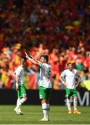 18 June 2016; Shane Long of Republic of Ireland reacts after conceeding a goal during the UEFA Euro 2016 Group E match between Belgium and Republic of Ireland at Nouveau Stade de Bordeaux in Bordeaux, France. Photo by Stephen McCarthy/Sportsfile