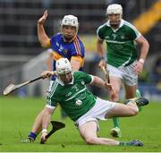 19 June 2016; Tom Condon of Limerick in action against Niall O'Meara of Tipperary during the Munster GAA Hurling Senior Championship Semi-Final match between Limerick and Tipperary at Semple Stadium in Thurles, Co Tipperary. Photo by Ray McManus/Sportsfile