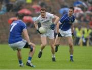 19 June 2016; David Harte of Tyrone in action against Killian Brady of Cavan during the Ulster GAA Football Senior Championship Semi-Final match between Tyrone and Cavan at St Tiernach's Park in Clones, Co Monaghan. Photo by Oliver McVeigh/Sportsfile