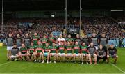 18 June 2016; The Mayo team before the Connacht GAA Football Senior Championship Semi-Final match between Mayo and Galway at Elverys MacHale Park in Castlebar, Co Mayo. Photo by Daire Brennan/Sportsfile