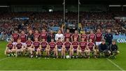 18 June 2016; The Galway team before the Connacht GAA Football Senior Championship Semi-Final match between Mayo and Galway at Elverys MacHale Park in Castlebar, Co Mayo. Photo by Daire Brennan/Sportsfile