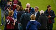 18 June 2016; An Taoiseach Enda Kenny chats to Galway supporters after the Connacht GAA Football Senior Championship Semi-Final match between Mayo and Galway at Elverys MacHale Park in Castlebar, Co Mayo. Photo by Daire Brennan/Sportsfile