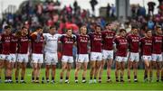 18 June 2016; The Galway team prior to the Connacht GAA Football Senior Championship Semi-Final match between Mayo and Galway at Elverys MacHale Park in Castlebar, Co Mayo. Photo by Ramsey Cardy/Sportsfile