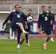 20 June 2016; John O'Shea of Republic of Ireland during squad training at Versailles in Paris, France. Photo by David Maher/Sportsfile