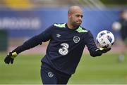 20 June 2016; Darren Randolph of Republic of Ireland during squad training at Versailles in Paris, France. Photo by David Maher/Sportsfile