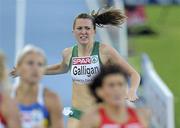 27 July 2010; Ireland's Roseanne Galligan finishes 7th in her heat of the Women's 800m in a personal best time of 2:01.76. 20th European Athletics Championships, Montjuïc Olympic Stadium, Barcelona, Spain. Picture credit: Brendan Moran / SPORTSFILE