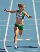 28 July 2010; Ireland's Ailis McSweeney on her way to finishing 4th in her heat of the Women's 100m in a time of 11.52 sec and qualifying for the semi-finals. 20th European Athletics Championships Montjuïc Olympic Stadium, Barcelona, Spain. Picture credit: Brendan Moran / SPORTSFILE