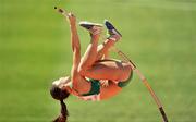 28 July 2010; Ireland's Tori Pena on her way to clearing 4.15m during her qualifying round of the Women's Pole Vault. 20th European Athletics Championships Montjuïc Olympic Stadium, Barcelona, Spain. Picture credit: Brendan Moran / SPORTSFILE