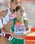 28 July 2010; Ireland's Stephanie O'Reilly in action during her heat of the Women's 3000m Steeplechase where she finished in 10th place in a time of 10:13.94. 20th European Athletics Championships Montjuïc Olympic Stadium, Barcelona, Spain. Picture credit: Brendan Moran / SPORTSFILE