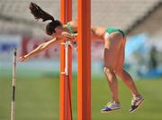 28 July 2010; Ireland's Tori Pena on her way to clearing 4.15m during her qualifying round of the Women's Pole Vault. 20th European Athletics Championships Montjuïc Olympic Stadium, Barcelona, Spain. Picture credit: Brendan Moran / SPORTSFILE
