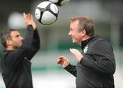 28 July 2010; Shamrock Rovers manager Michael O'Neill during squad training ahead of their side's Europa League Third Qualifying Round, 1st Leg, game against Juventus on Thursday night. Shamrock Rovers Squad Training, Tallaght Stadium, Tallaght, Dublin. Picture credit: David Maher / SPORTSFILE
