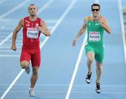 28 July 2010; Ireland's Gordon Kennedy in action during his semi-final of the Men's 400m where he finished 8th in a time of 46.72 sec. 20th European Athletics Championships Montjuïc Olympic Stadium, Barcelona, Spain. Picture credit: Brendan Moran / SPORTSFILE