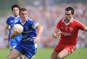 18 July 2010; Tomas Freeman, Monaghan, in action against Cathal McCarron, Tyrone. Ulster GAA Football Senior Championship Final, Monaghan v Tyrone, St Tighearnach's Park, Clones, Co. Monaghan. Picture credit: Oliver McVeigh / SPORTSFILE