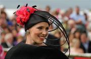 29 July 2010; Aoife Ryan, from Salthill, Co. Galway, who won the best hat competition on Ladies' Day at the Galway Races. Galway Racing Festival 2010, Ballybrit, Galway. Picture credit: Ray McManus / SPORTSFILE