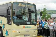 29 July 2010; The Juventus team bus arriving at Tallaght stadium. UEFA Europa League Third Qualifying Round - 1st Leg, Shamrock Rovers v Juventus, Tallaght Stadium, Tallaght, Dublin. Picture credit: David Maher / SPORTSFILE