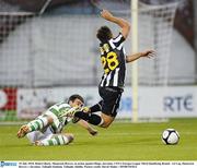 29 July 2010; Robert Bayly, Shamrock Rovers, in action against Diego, Juventus. UEFA Europa League Third Qualifying Round - 1st Leg, Shamrock Rovers v Juventus, Tallaght Stadium, Tallaght, Dublin. Picture credit: David Maher / SPORTSFILE