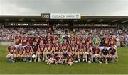5 June 2016; The Westmeath squad prior to their Leinster GAA Hurling Senior Championship Quarter-Final between Westmeath and Galway in TEG Cusack Park, Mullingar, Co. Westmeath. Photo by Piaras Ó Mídheach/Sportsfile