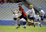 20 June 2016; Ruairí McDonald of Scoil Muire agus Iosaf, Bayside, in action against Cian Langan of Bishop Galvin, Templeogue, during the Corn Marino match between Bishop Galvin, Templeogue and Scoil Muire agus Iosaf, Bayside, during the Allianz Cumann na mBunscol Finals at Croke Park in Dublin. Photo by Piaras Ó Mídheach/Sportsfile