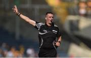 5 June 2016; Referee James Owens during the Munster GAA Hurling Senior Championship Semi-Final match between Waterford and Clare at Semple Stadium in Thurles, Co. Tipperary. Photo by Ramsey Cardy/Sportsfile