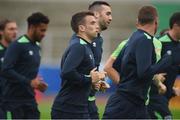 21 June 2016; Seamus Coleman of Republic of Ireland during squad training at Versailles in Paris, France. Photo by David Maher/Sportsfile