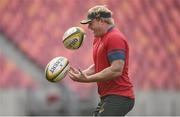 21 June 2016; South Africa captain Adriaan Strauss during squad training at Nelson Mandela Bay Stadium, Port Elizabeth, South Africa. Photo by Brendan Moran/Sportsfile