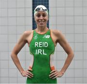 21 June 2016; Irish Triathlon athlete Aileen Reid ahead of Rio 2016 Olympic Games, at the National Aquatic Centre, in Abbotstown, Co Dublin. Photo by Sportsfile