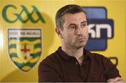 20 June 2016; Donegal manager Rory Gallagher during a press conference at the MacCumhaill Centre in Ballybofey, Co Donegal. Photo by Oliver McVeigh/Sportsfile