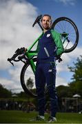 21 June 2016; Irish Triathlon athlete Bryan Keane ahead of Rio 2016 Olympic Games, at St Stephen's Green, Dublin. Photo by Sportsfile